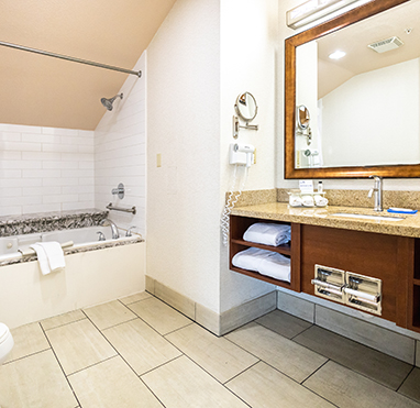 Have a Soothing Bath in Our Private Bathrooms